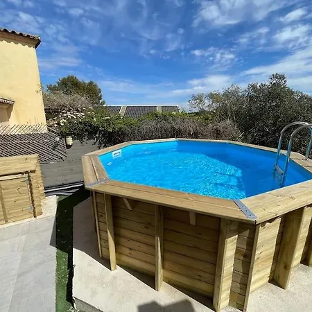 וילה La Garrigue Nimoise - Piscine Et Climatisation